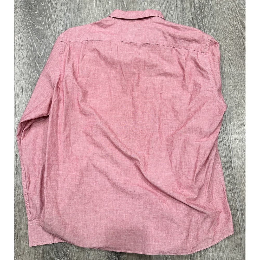 J. Crew Shirt Men's XL Red Slim Fit Casual Long Sleeve Button Down Cotton Shirt - Picture 4 of 11